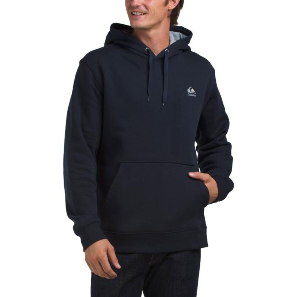 QUIKSILVER Navy Blue Mens Sz Small Casual Wear Hoodie Hooded Graphic Sweatshirt